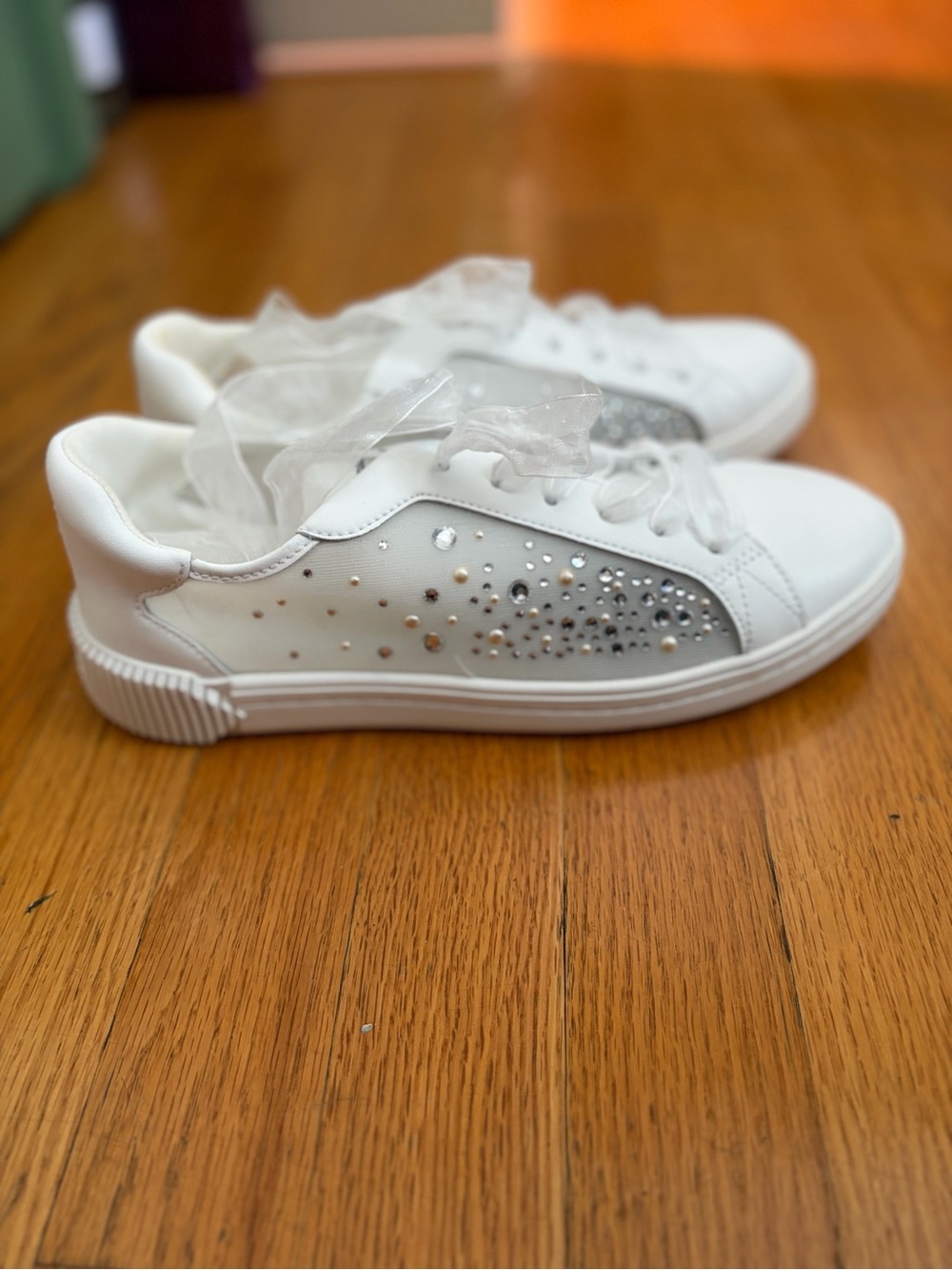 Kate spade new york Tori Crystals Lace Up Sneakers